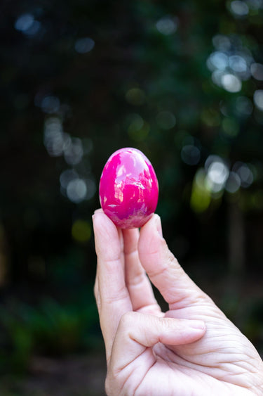 Pink Agate Egg
